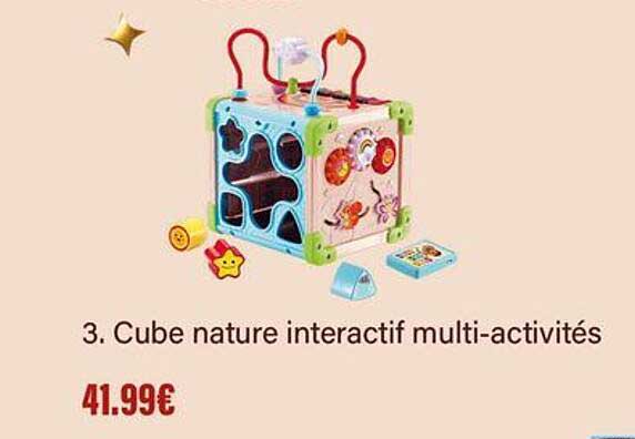 3. Cube nature interactif multi-activités