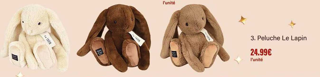 3. Peluche Le Lapin