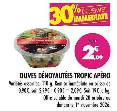 30% DE REMISE IMMEDIATE