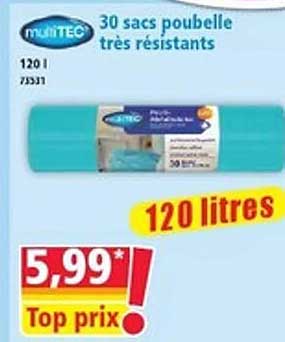 30 sacs poubelle très résistants
