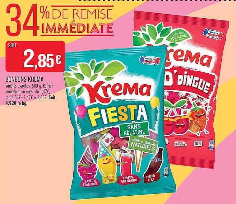 34% DE REMISE IMMÉDIATE