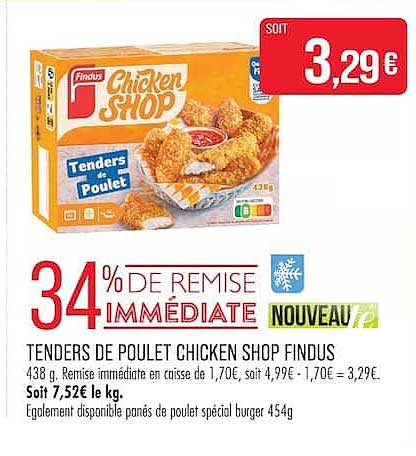 34% DE REMISE IMMÉDIATE