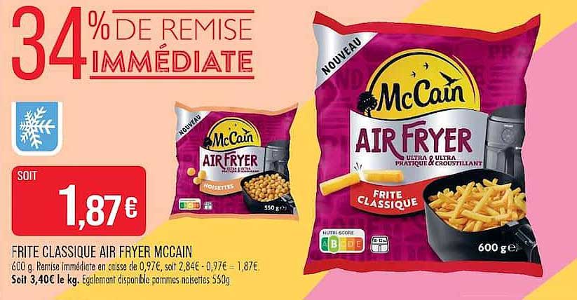 34% DE REMISE IMMÉDIATE