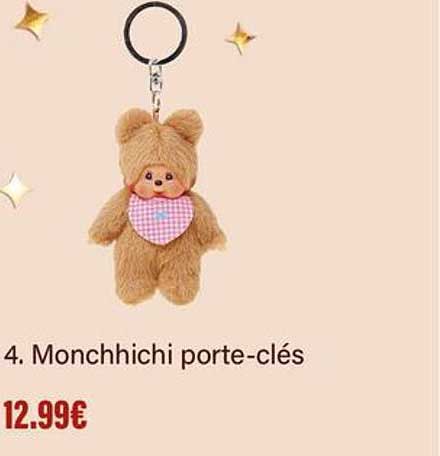 4. Monchhichi porte-clés