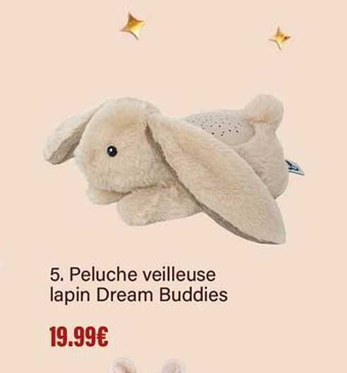 5. Peluche veilleuse lapin Dream Buddies