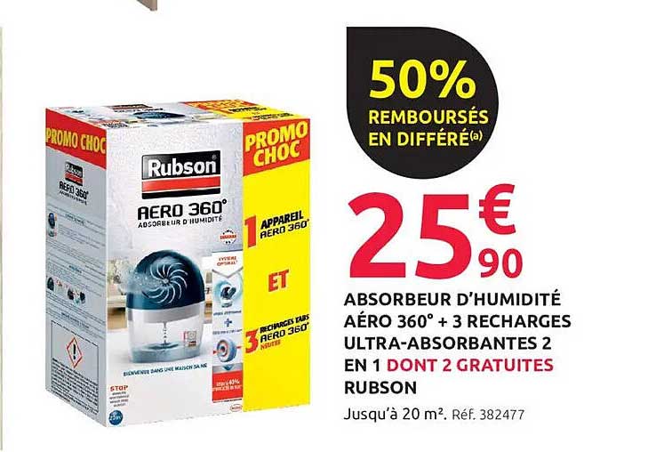 50% remboursés en différé(a)