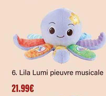 6. Lila Lumi pieuvre musicale