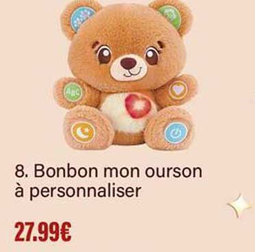 8. Bonbon mon ourson à personnaliser