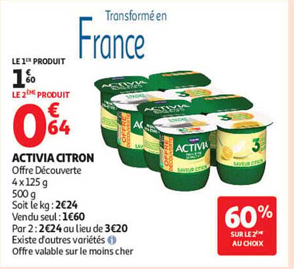 ACTIVIA CITRON