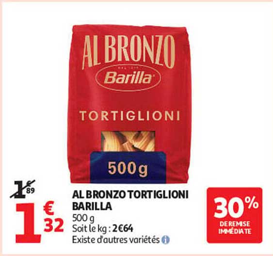 AL BRONZO TORTIGLIONI BARILLA