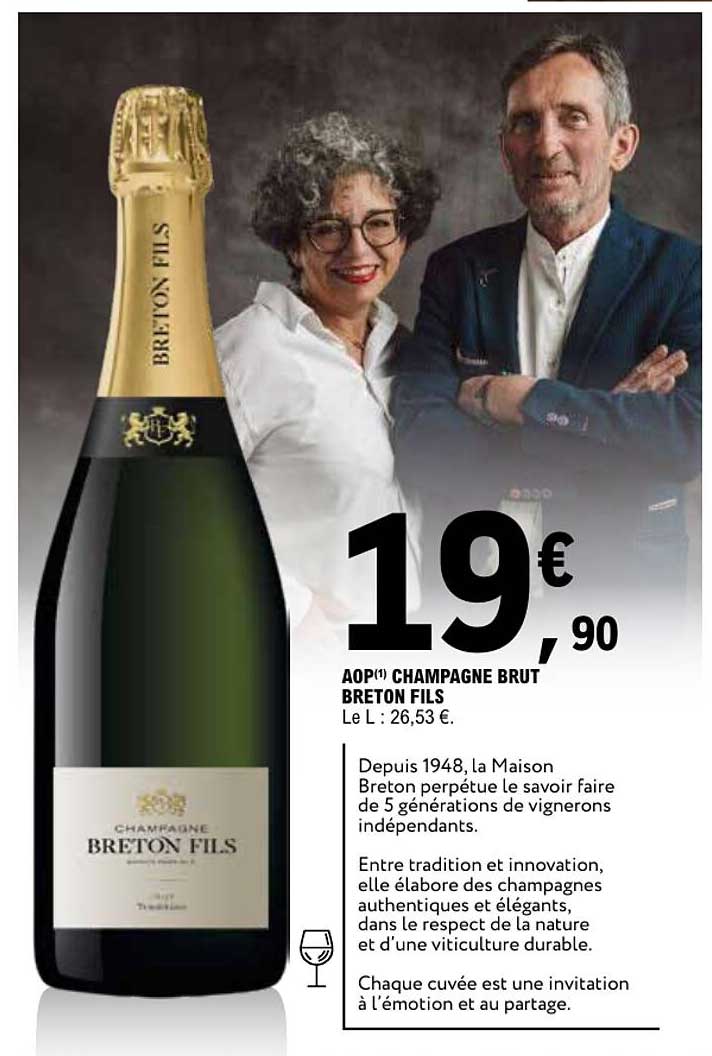 AOP CHAMPAGNE BRUT BRETON FILS