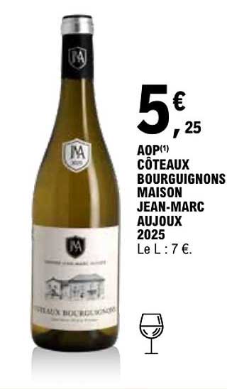 AOP COTEAUX BOURGUIGNONS MAISON JEAN-MARC AUJOUX 2025