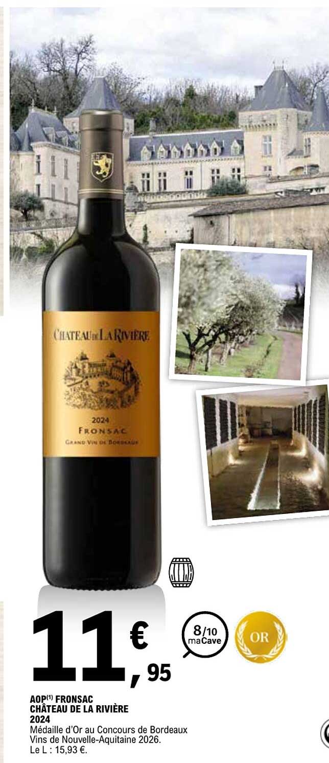 AOP Fronsac Château de la Rivière 2024