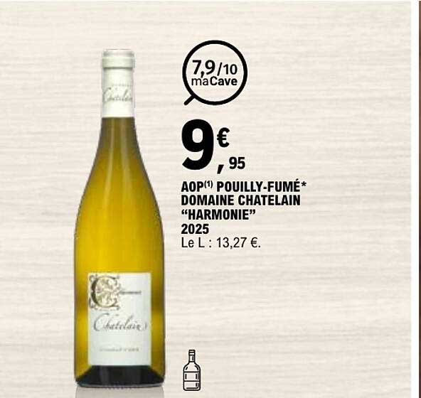 AOP Pouilly-Fumé Domaine Chatelain “Harmonie” 2025