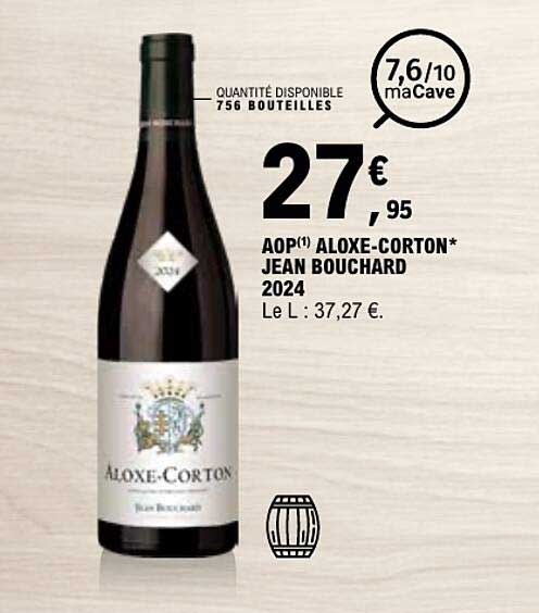 AOP(1) ALOXE-CORTON* JEAN BOUCHARD 2024