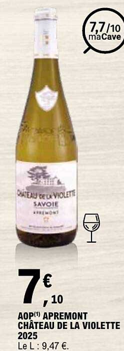 AOP\1 APREMONT CHÂTEAU DE LA VIOLETTE 2025