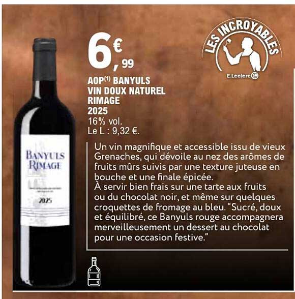 AOP(1) Banyuls Vin Doux Naturel Rimage 2025
