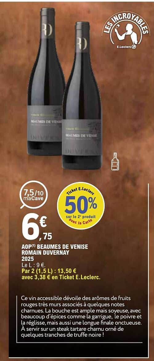 AOP(1) BEAUMES DE VENISE ROMAIN DUVERNAY 2025