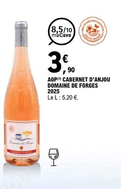 AOP(1) CABERNET D'ANJOU DOMAINE DE FORGES 2025