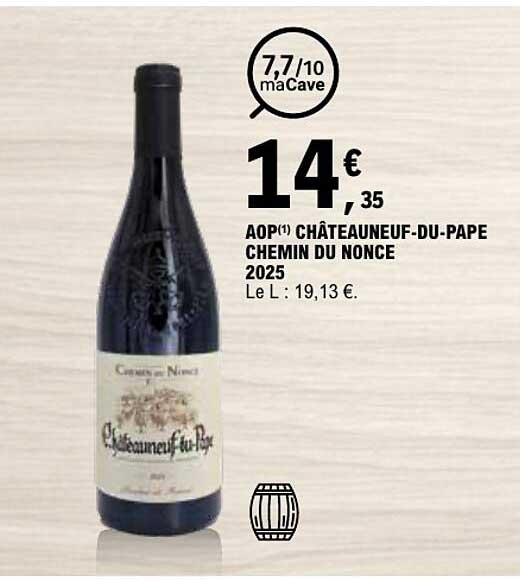 AOP(1) CHÂTEAUNEUF-DU-PAPE CHEMIN DU NONCE 2025