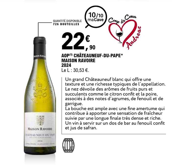 AOP(1) CHÂTEAUNEUF-DU-PAPE* MAISON RAVOIRE 2024