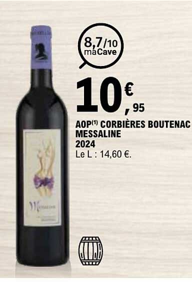 AOP(1) CORBIÈRES BOUTENAC MESSALINE 2024