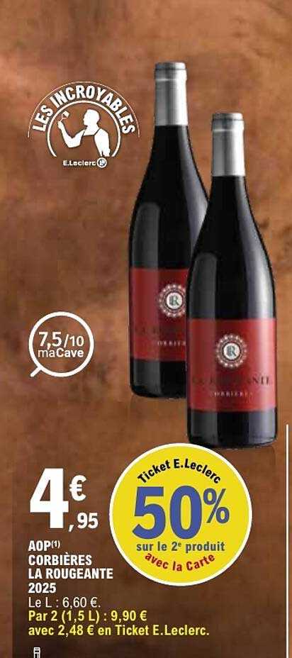 AOP(1) CORBIÈRES LA ROUGEANTE 2025
