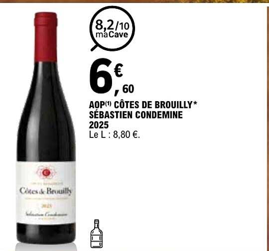 AOP(1) CÔTES DE BROUILLY* SÉBASTIEN CONDEMINE 2025