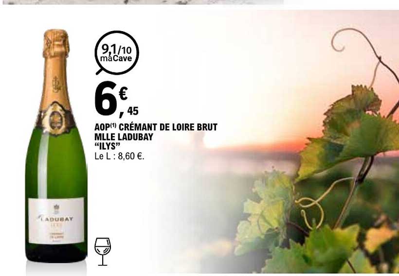 AOP(1) CRÉMANT DE LOIRE BRUT MLLE LADUBAY “ILYS”