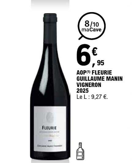 AOP(1) FLEURIE GUILLAUME MANIN VIGNERON 2025