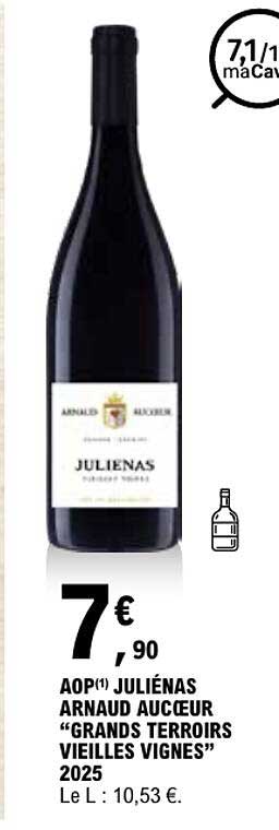 AOP(1) JULIENAS ARNAUD AUCEUR “GRANDS TERROIRS VIEILLES VIGNES” 2025