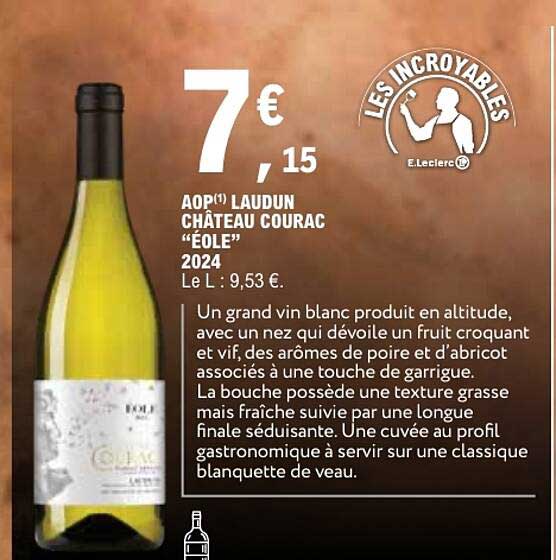 AOP(¹) LAUDUN CHÂTEAU COURAC “ÉOLE” 2024