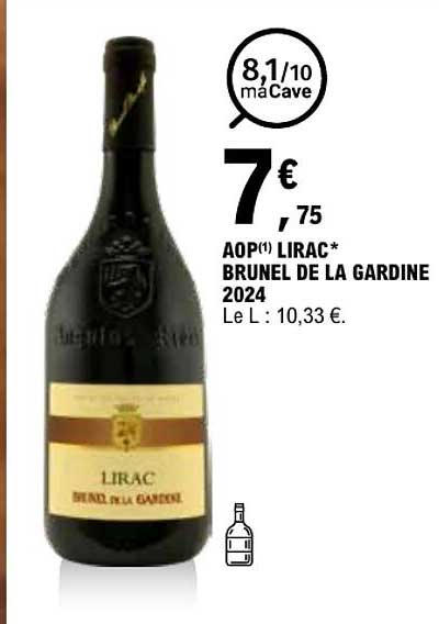 AOP(1) LIRAC* BRUNEL DE LA GARDINE 2024