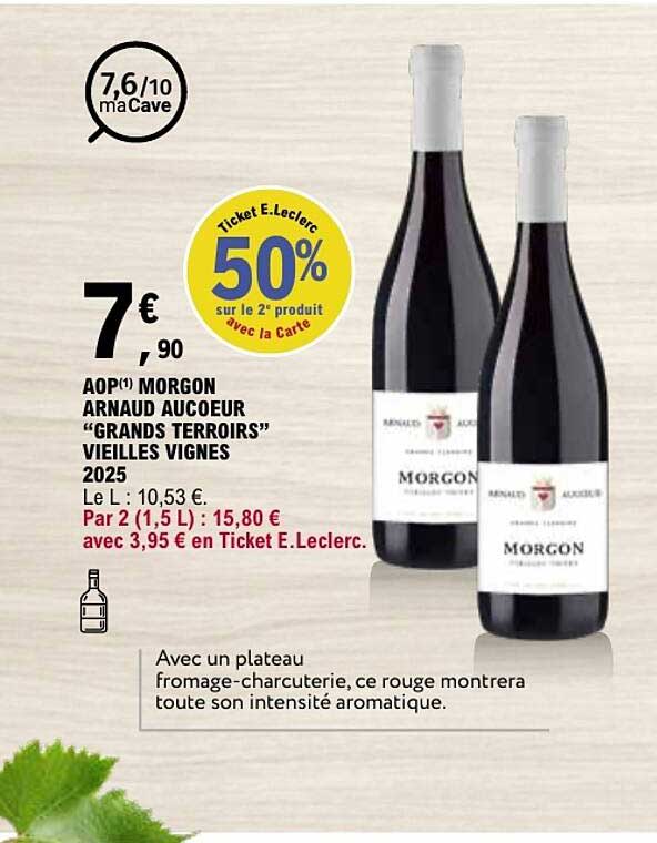 AOP(1) MORGON ARNAUD AUCOEUR “GRANDS TERROIRS” VIEILLES VIGNES 2025