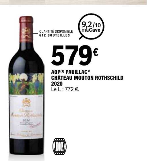 AOP(1) PAUILLAC* CHÂTEAU MOUTON ROTHSCHILD 2020