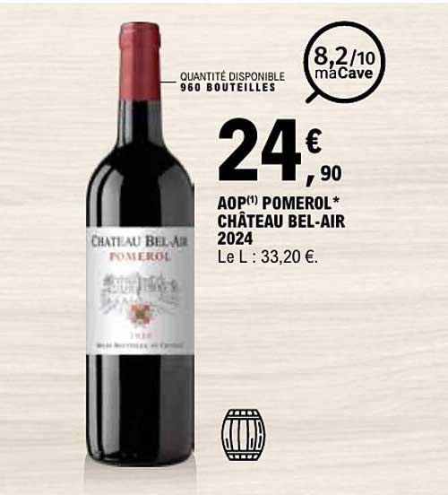 AOP(1) POMEROL* CHÂTEAU BEL-AIR 2024