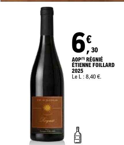 AOP(1) RÉGNIÉ ÉTIENNE FOILLARD 2025