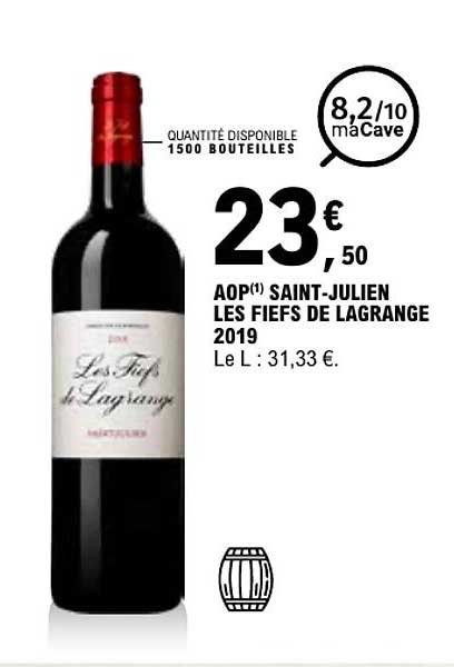 AOP(1) SAINT-JULIEN LES FIEFS DE LAGRANGE 2019