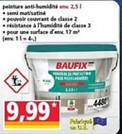 BAUFIX Peinture anti-moisissure emu. 2,5 l