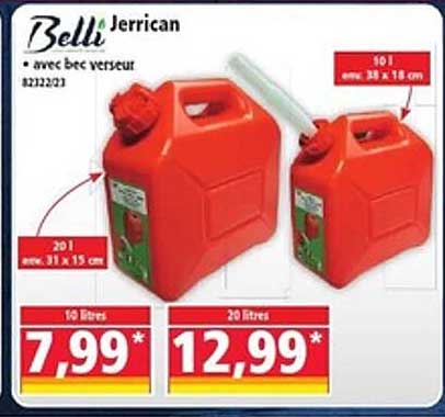 Belli Jerrican • avec bec verseur