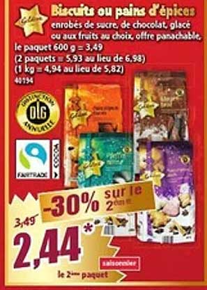 Biscuits ou pains d'épices