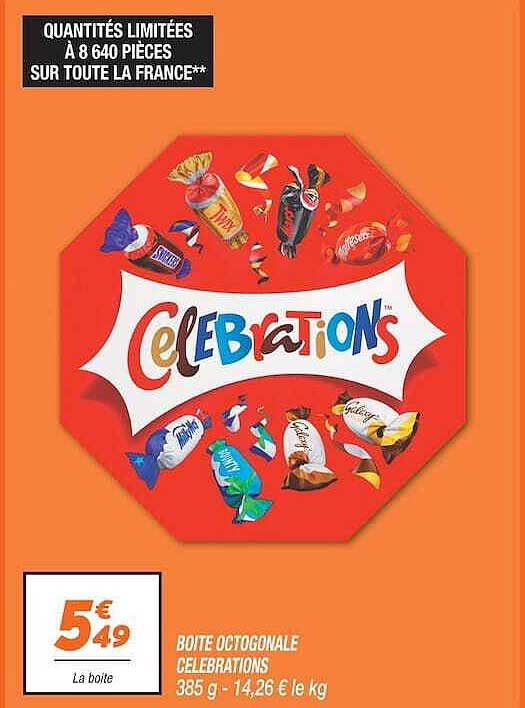 BOITE OCTOGONALE CELEBRATIONS