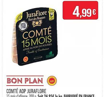 BON PLAN COMTÉ AOP JURAFLORE
