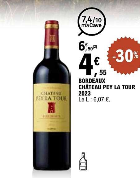 BORDEAUX CHÂTEAU PEY LA TOUR 2023