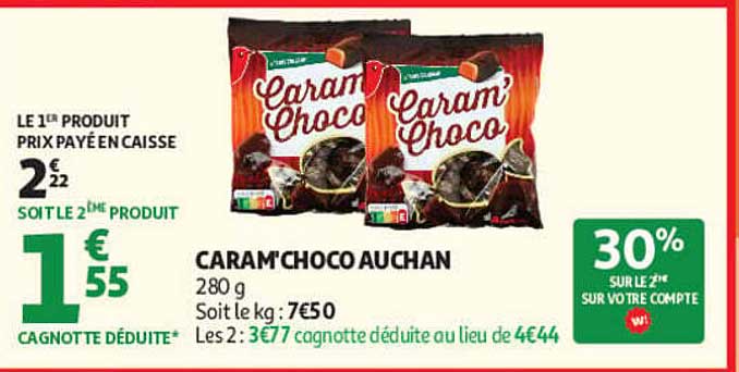 CARAM'CHOCO AUCHAN