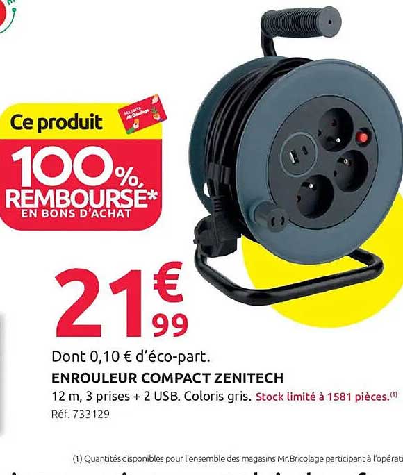 Ce produit 100% remboursé en bons d'achat