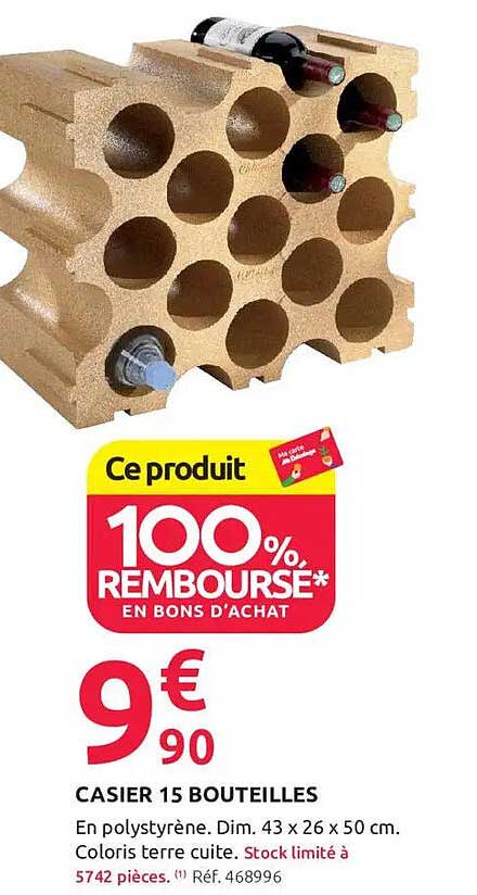 Ce produit 100% REMBOURSÉ* EN BONS D’ACHAT