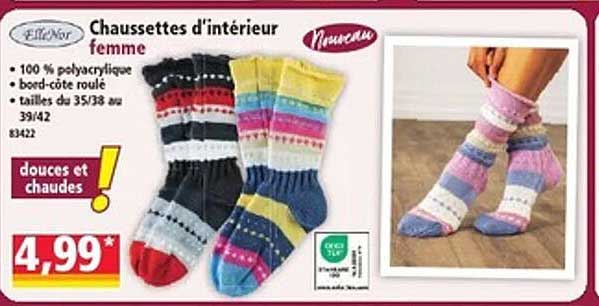 Chaussettes d'intérieur femme