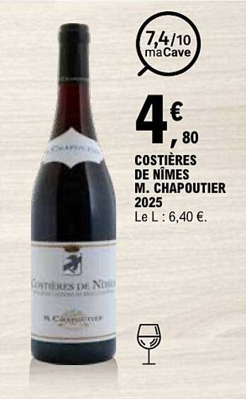 COSTIÈRES DE NÎMES M. CHAPOUTIER 2025