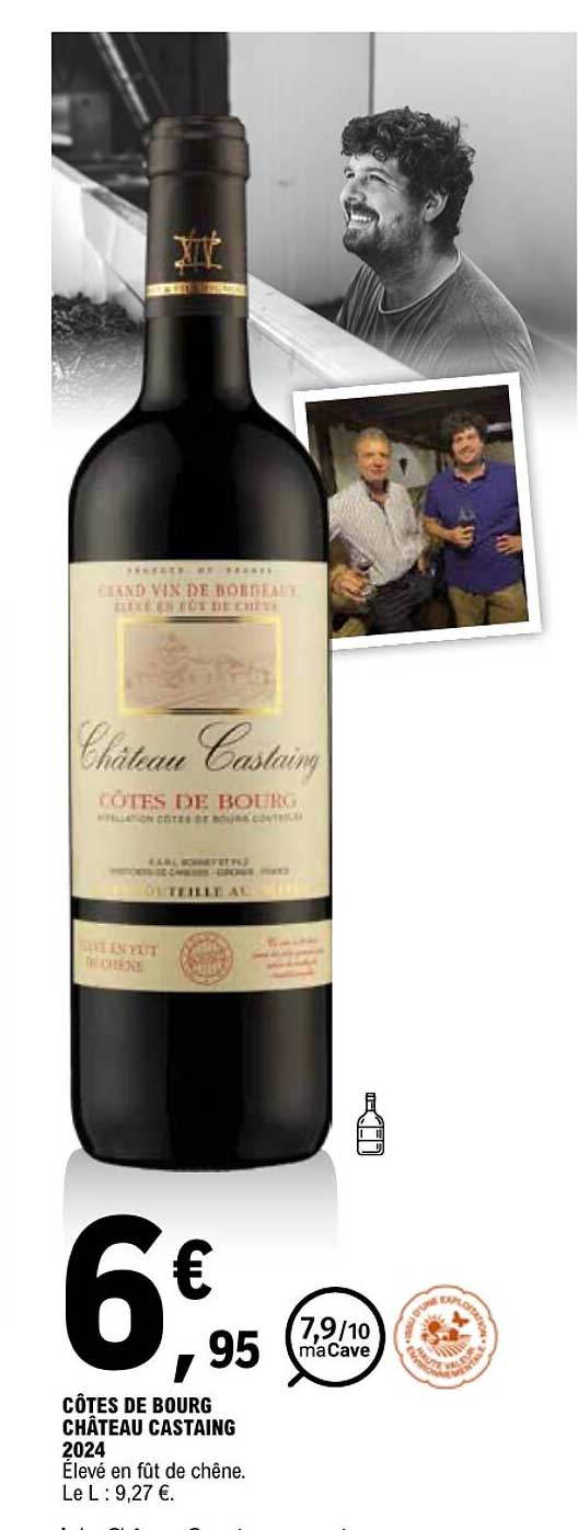 CÔTES DE BOURG CHÂTEAU CASTANG 2024